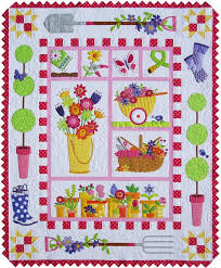 Amy Bradley Designs New Garden Quilt Pattern Give A Way Quilt Sewing Patterns Garden Quilt Applique Quilts