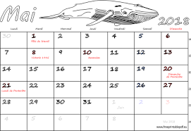 Ce jour est l'occasion de rendre hommage aux héros de la patrie. Calendrier Mensuel A Imprimer Mai 2018 Gratuit Pdf Imprimable