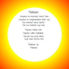 Oh, bunga matahari ketika kau mekar, menantang mentari kau simbol bunga sejati elok rupawan dan kekal di hati. Puisi Matahari 2 Bait Kumpulan Puisi Terbaik