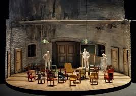 Set Design The Chairs Set Design Theatre Scenic Design Stage Design