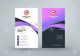 In order to design a situation card, you would unquestionably want to allow assist from templates. Double Sided Business Card Template Layout Vertical Visiting Card Vector Illustration Royalty Free Cliparts Vectors And Stock Illustration Image 137343530