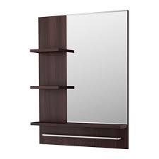 Mirror cabinets double as storage and larger mirrors will make your bathroom look brighter and bigger. Home Furniture Store Modern Furnishings Decor Bathroom Mirror With Shelf Ikea Bathroom Mirror Modern Bathroom Mirrors