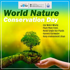 Celebrated on july 28 annually, the world nature conservation day serves as a reminder to preserve our natural resources. Ministry Of Jal Shakti Stayhome Staysafe On Twitter World Nature Conservation Day Use Water Wisely Plant More Trees Avoid Single Use Plastic Harvest Rainwater Keep Environment Clean Natureconservationday Conservation Natureconservation