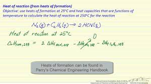 2) the standard heat of formation $\delta h_f$ for $\ce{c2h4}$ is +52.3 kj/mol. Heat Of Reaction From Heat Of Formation Youtube