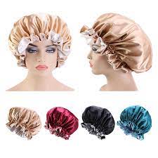 If you apply products to your hair before bed—like, say. Satin Bonnet For Natural Hair Bonnets Silk Bonnet Curly Hair Cap For Sleeping Caps Foils Wraps Aliexpress