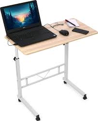 Shop computer tables for homewooden computer tableslatest computer table designs for study rooms. Cubix Mobile Bedside Table End Rolling Laptop Stand Height Adjustable Computer Table Study Desk With 4 Wheels For Under Bed Sofa Hospital Reading Coffee Buy Online In Malta At Desertcart 91129592