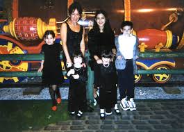 Our kids at Sant'as workshop at Macy's NYC in 1999