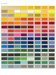 Ral Color Chart Template 6 Free Templates In Pdf Word
