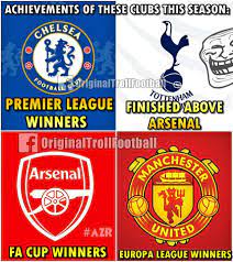 Le club est désigné généralement sous le nom de tottenham ou des spurs, alors que ses propres supporters les appellent les lilywhites en raison de leurs maillots traditionnellement blancs. Tag Tottenham Fans Xd Football Jokes Football Memes Sports Memes