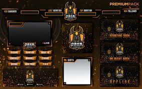 Twitch Overlay Panels Offline Screen Facecam Twitch Overlays Design