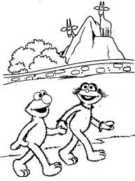 Includes images of baby animals, flowers, rain showers, and more. Elmo Coloring Page Elmo Coloring Holding Hands All Kids Network