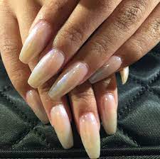 Plain Acrylic Fill Ins W Polish Only Acrylic Fill Ins For My Daughter Used Young Nails Frosted Pink Acryl Gel Nail Designs Hard Gel Nails Pedicure Nail Art