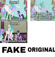 Your coltfriend is here to take care of you!~ previous: My Little Pony Friendship Is Magic Ymmv Tv Tropes