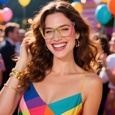 Green Cat-eye Gorgeous Business Balance Eyeglasses