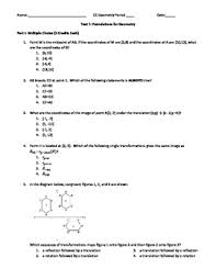 Answer key lesson 3.3 practice level b 1. Unit 1 Test Foundations For Geometry Pdf With Answers By Common Core Geometry