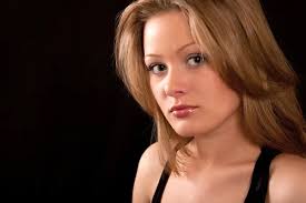 Portrait de la belle fille — Photo de stock par ©nikart