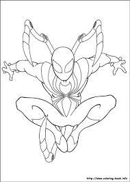 Web slinging spider man coloring page. Updated 100 Spiderman Coloring Pages