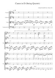 Pachelbel was a german baroque composer and organist and is best remembered for his canon in d, which is often heard at weddings. Canon In D String Quartet Sheet Music For Viola Solo Musescore Com