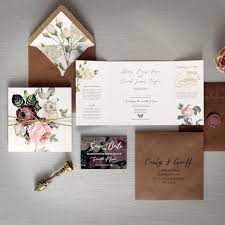 English Garden Luxury Folding Wedding Invitations Save The Date Rustic Twine Greenery Wedding Invites Wax Seal Wedding Invitation Set Folded Wedding Invitation Fun Wedding Invitations Garden Wedding Invitations