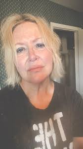 Hello everyone!!!My name is Karen and I'm dull. I'm 63 and my hair went  grey after I broke my hip falling out of a funeral car. I love art and put  runny