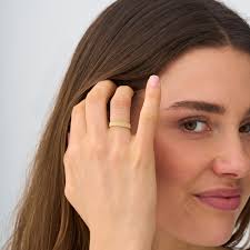 4 Mm Solid Gold Wedding Band, Textured Wedding Band, Unusual Ring, Spacer  Ring, Unique Brushed Gold, Matte Finish, Bridal Jewelry, Bonnie