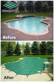 Winterize Pool Cover Pool Cover Pool Safety Covers Custom Pools