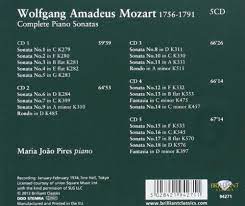 Maria joao pires / mozart : Mozart Samtliche Klaviersonaten Maria Joao Pires Wolfgang Amadeus Mozart Various Amazon De Musik