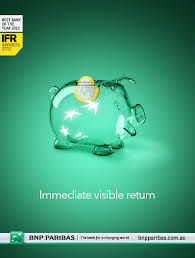 Bnp Paribas Ad Print Boring Ad Boring Visually And Copy Either Make Interesting Visually Or Copy Or M Banks Ads Ads Creative