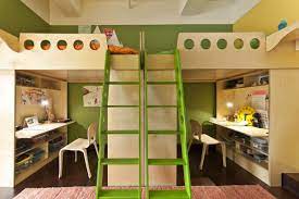 mirrored loft beds for two siblings cool kids rooms kids loft double loft beds