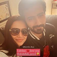 Sana Javed shares an adorable selfie with her brother Abdullah Javed💞  #SanaJaved #AbdullahJaved