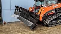 The new dozer blade stick rake from Norm Engineering