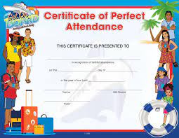 Simply fill in the information, print and sign. Vbs Get On Board Certificate Of Perfect Attendance Sunday School Publishing Board
