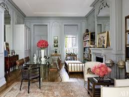 Old wall with decorative molding new york city. Fashion Designer Adam Lippes S Historic Duplex In New York Contemporary Decor Picture Frame Molding Townhouse Designs