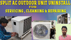 There's nothing pretty about an outdoor air conditioner unit. How To Uninstall Split Ac Outdoor Unit Youtube