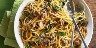 Butternut Squash Spaghetti With Sausage And Sage Recipe Butternut Squash Spaghetti Butternut Squash Pasta Veggie Noodles Recipes