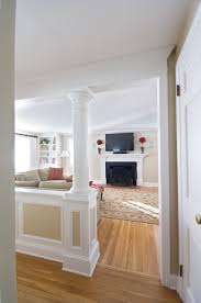 These lightweight panels resemble their traditional wood counterparts, except these won't warp, split or splinter making them a lasting upgrade to your home. Half Wall Paneling Houzz