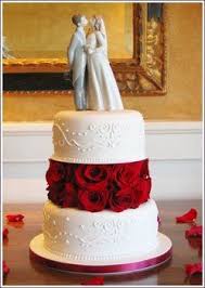 Photo Via Project Wedding Wedding Cake Red Small Wedding Cakes Red Rose Wedding Cake