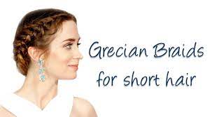 Easy Grecian Braids For Short Medium Hair Http 47beauty Com Hair Tutorials Easy Grecian Braids Grecian Hairstyles Medium Hair Styles Braids For Short Hair