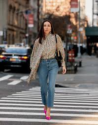 My Friend Asked What To Wear With Flare Jeans And I Suggested These 6 Basics Flare Denim Outfit Denim Outfit Flare Jeans