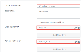 Creating A Site To Site Ssl Vpn