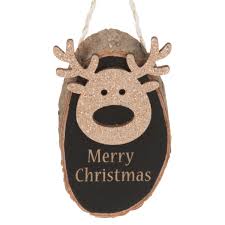 Decorazione Sospesa Natalizia Tronco D Albero Con Cervo Con Paillette Dorate Su Maisons Du Monde Dai Un Occhiata Ai Nostri Mobili E O Tronc D Arbre Noel Cerf