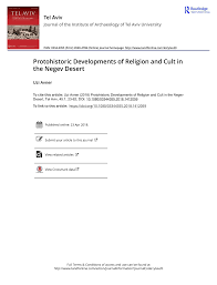 Glk, landy, da uzi & hornet la frappe. Pdf Protohistoric Developments Of Religion And Cult In The Negev Desert