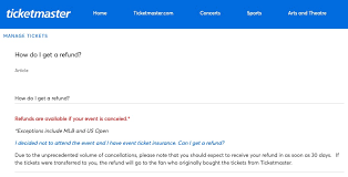 Submitted 6 days ago * by christineklee. Ticketmaster Quietly Changes Its Refund Policy Tl Dr You Re Screwed
