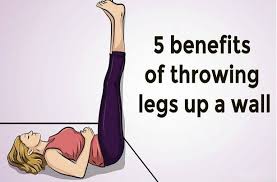 You Can Get These 5 Things From Throwing Your Legs Up A Wall Every Day Legs Up The Wall Easy Workouts Get Fit