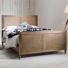 Grey kiev upholstered bed frame with storage. Frank Hudson Shabby Chic King Size Bed Bd 2014 Rattan Bed Headboards For Beds Bed Weather
