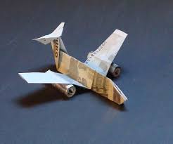Origami Geld Flugzeug By Dominik Meissner Www Orime De Money Origami Origami Art Money Gift