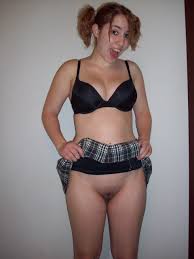 Tight dress pokies clinging to her body