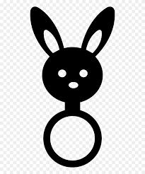 Bunny silhouette stock vectors, clipart and illustrations 17,799 matches. Baby Rattle With Bunny Head Shape Bunny Silhouette Png Clipart 5381203 Pinclipart