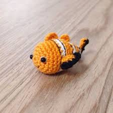 Mini Nemo Amigurumi Tutorial Uncinetto Pesce Uncinetto Uncinetto Tutorial Uncinetto