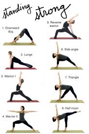 8 Classic Standing Yoga Poses Make For A Strong Start To Your Practice Standing Yoga Standing Yoga Poses Yoga Poses For Beginners